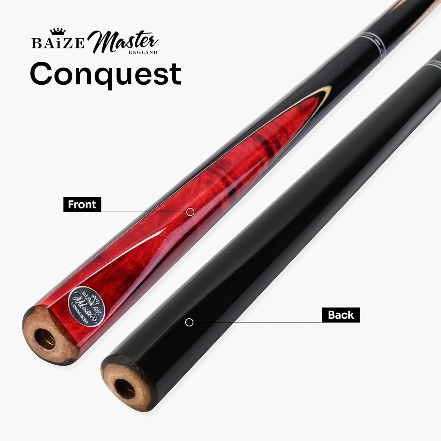 48in Junior Snooker Pool Cue 2 Piece Ash Shaft 9.5mm Tip
