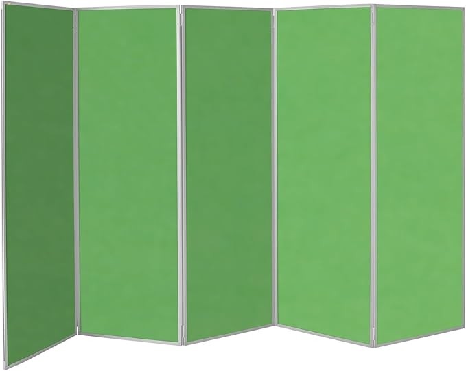 Oversized 5 Panel Folding Privacy Screen 180×300cm – Office School Divider