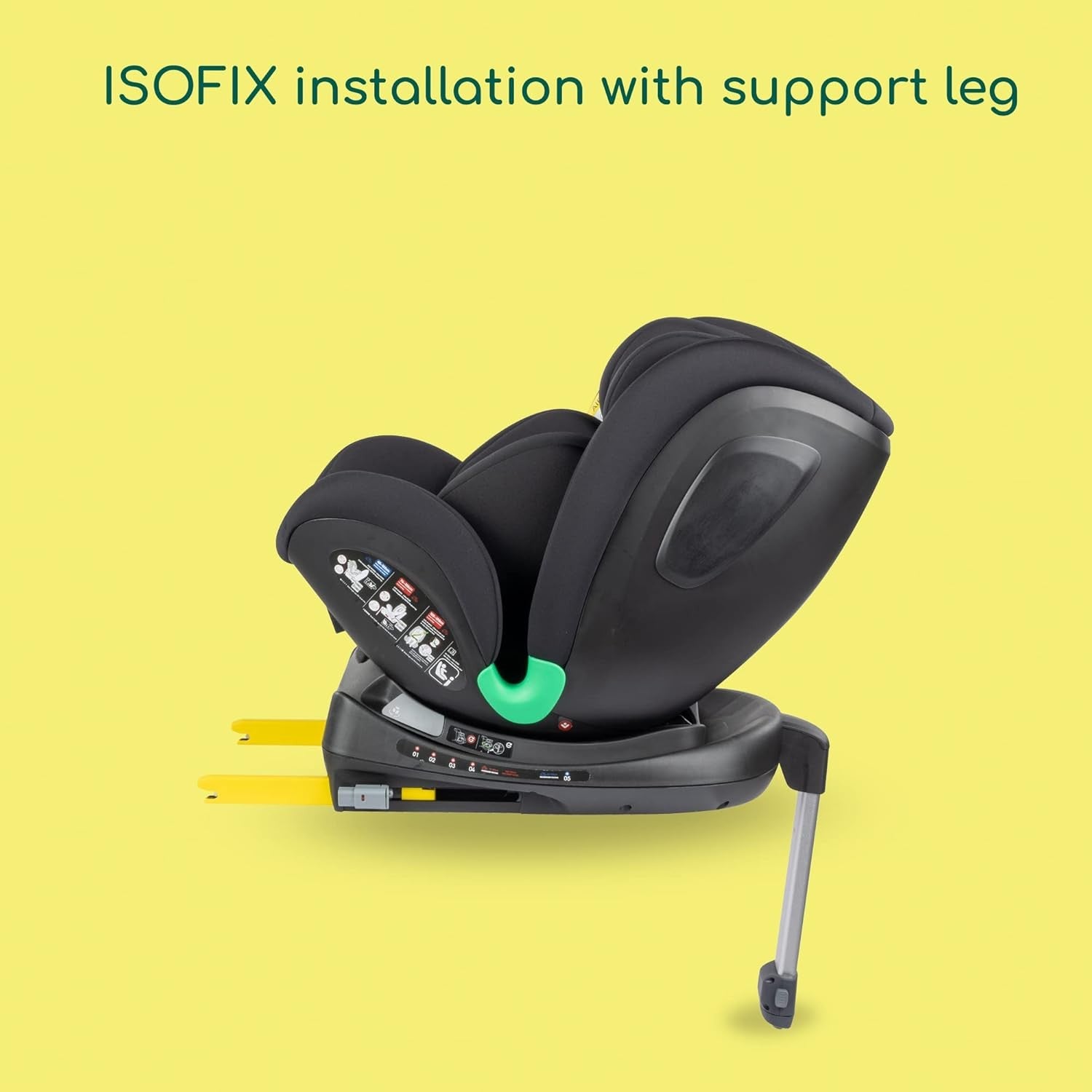 360° Swivel ISOFIX i-Car Seat 0–12 Years Rear & Forward Facing