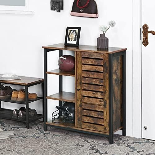 Tall Black Arched Display Cabinet – Glass Door Storage Unit with Drawer 185cm