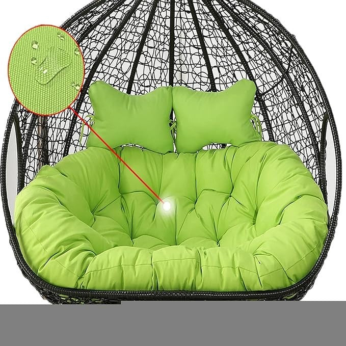 2 Seater Egg Chair Cushion Outdoor Swing Seat Pad Waterproof Washable Thick