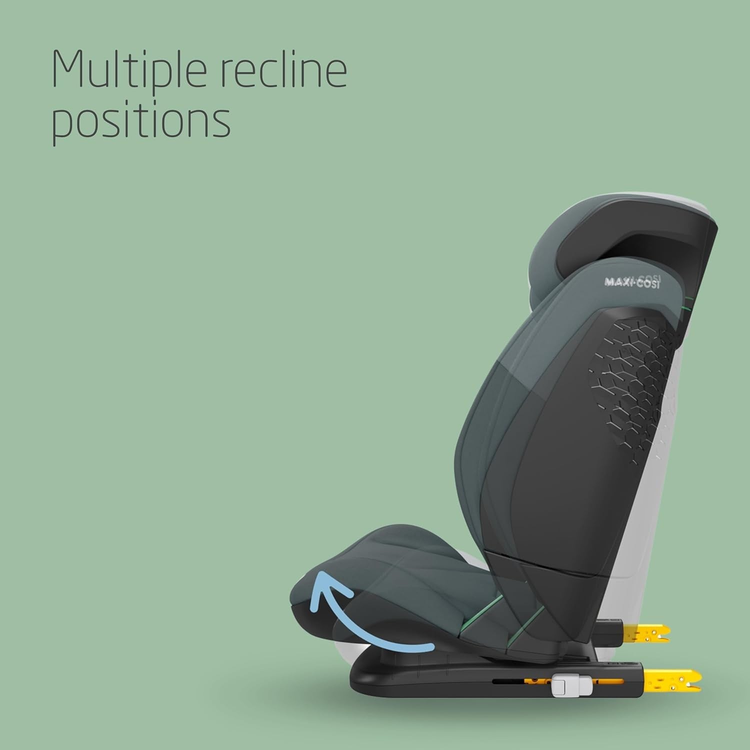 i-Size ISOFIX High Back Booster Seat 100–150cm Adjustable Impact