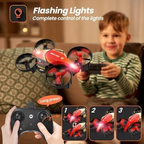 Holy Stone HS210F Mini Nano Drone RC Quadcopter LED Altitude Hold 3D Flips
