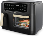 11L Dual Zone Air Fryer 2400W | 3.5L + 7.5L Drawers | 8-in-1 | Sage Black