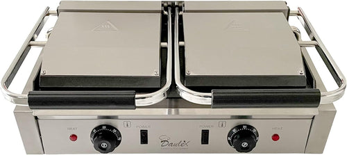 Double-Sided Panini Press 35x57x21cm Commercial Twin Contact Grill 3.6KW