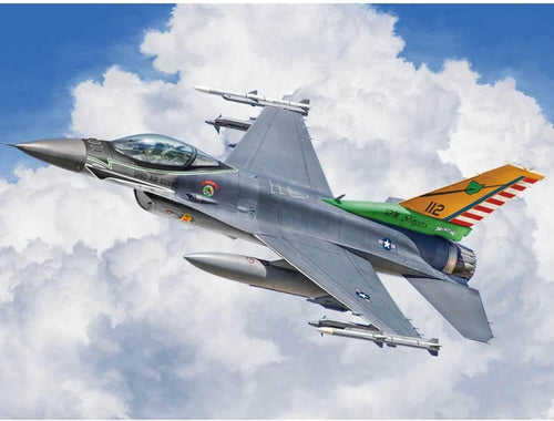1:48 Scale F-16C Fighting Falcon Military Jet Model Kit Detailed DIY Build