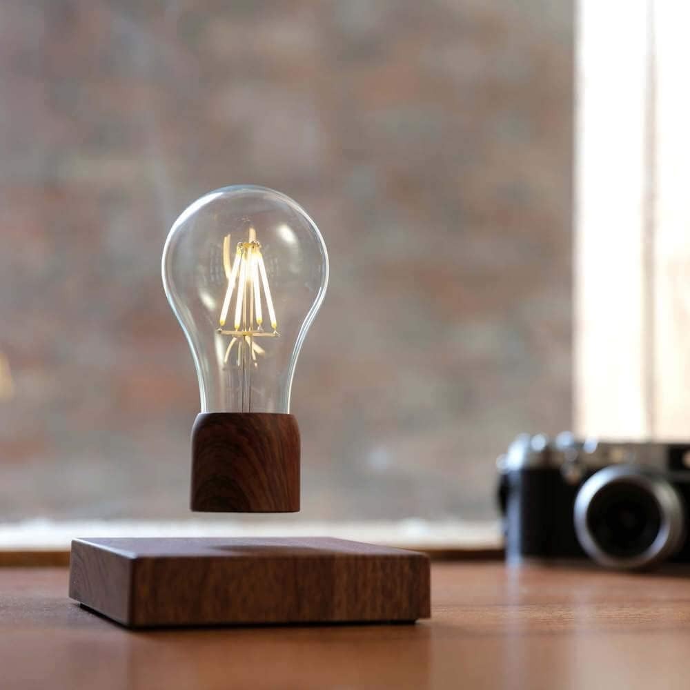 Magnetic Levitating Light Bulb Lamp Floating LED Desk Night Light Touch