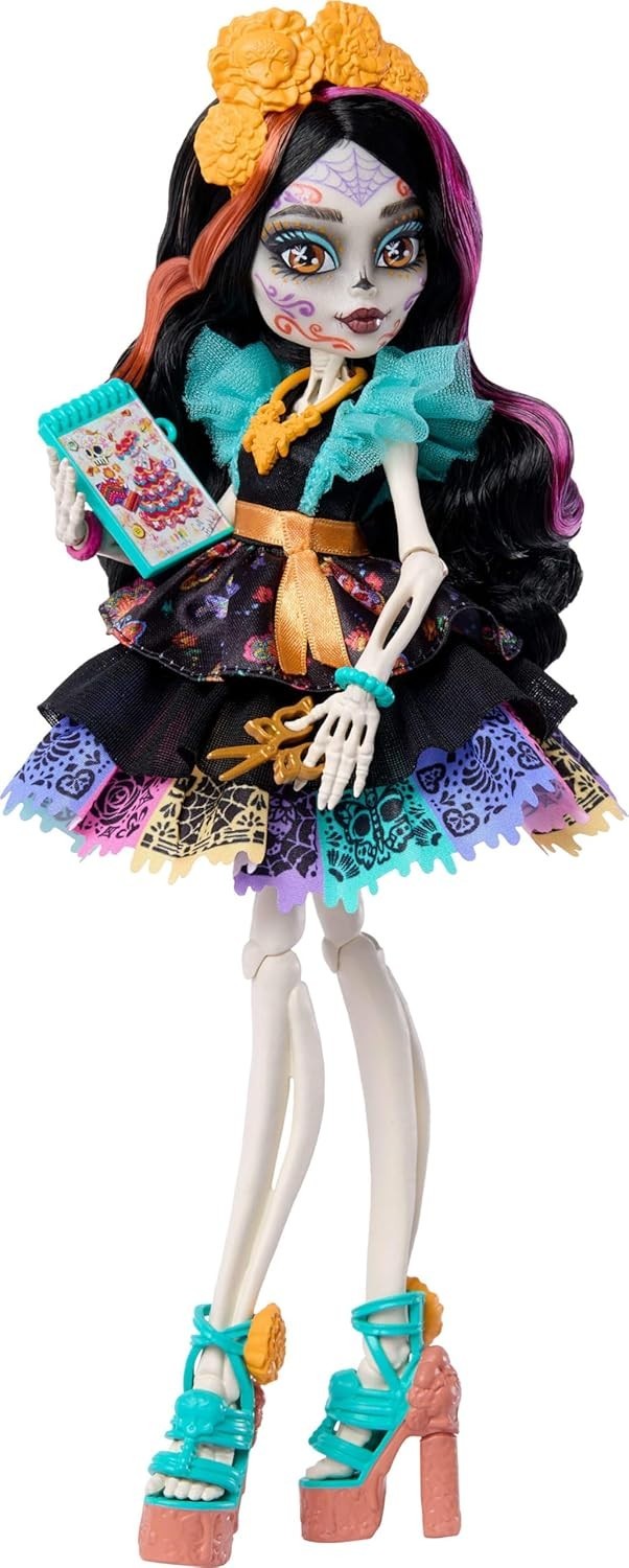 Fashion Doll Colorful Dress Pet Dog Accessories Sketchbook Bag