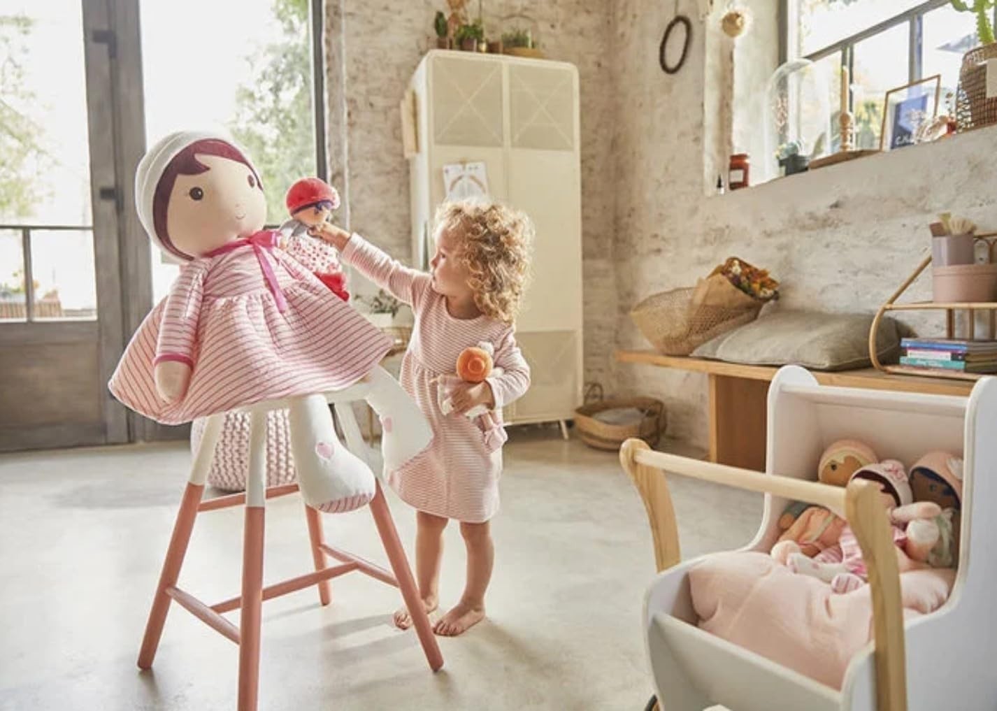 80cm XXL Soft Fabric Doll Giant Plush Cuddly Nursery Bedroom Decor Gift