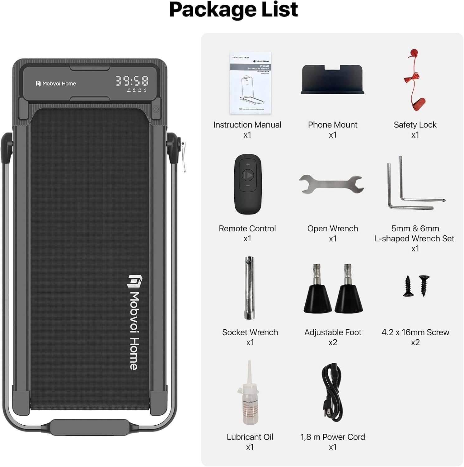 3-in-1 Folding Walking Pad Treadmill Home Office 12KMH Incline Bluetooth
