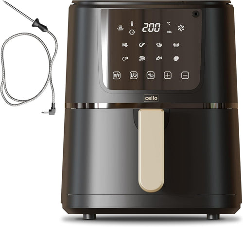 4L Digital Air Fryer 1400W | ProChef Thermometer | 8 Presets | Compact