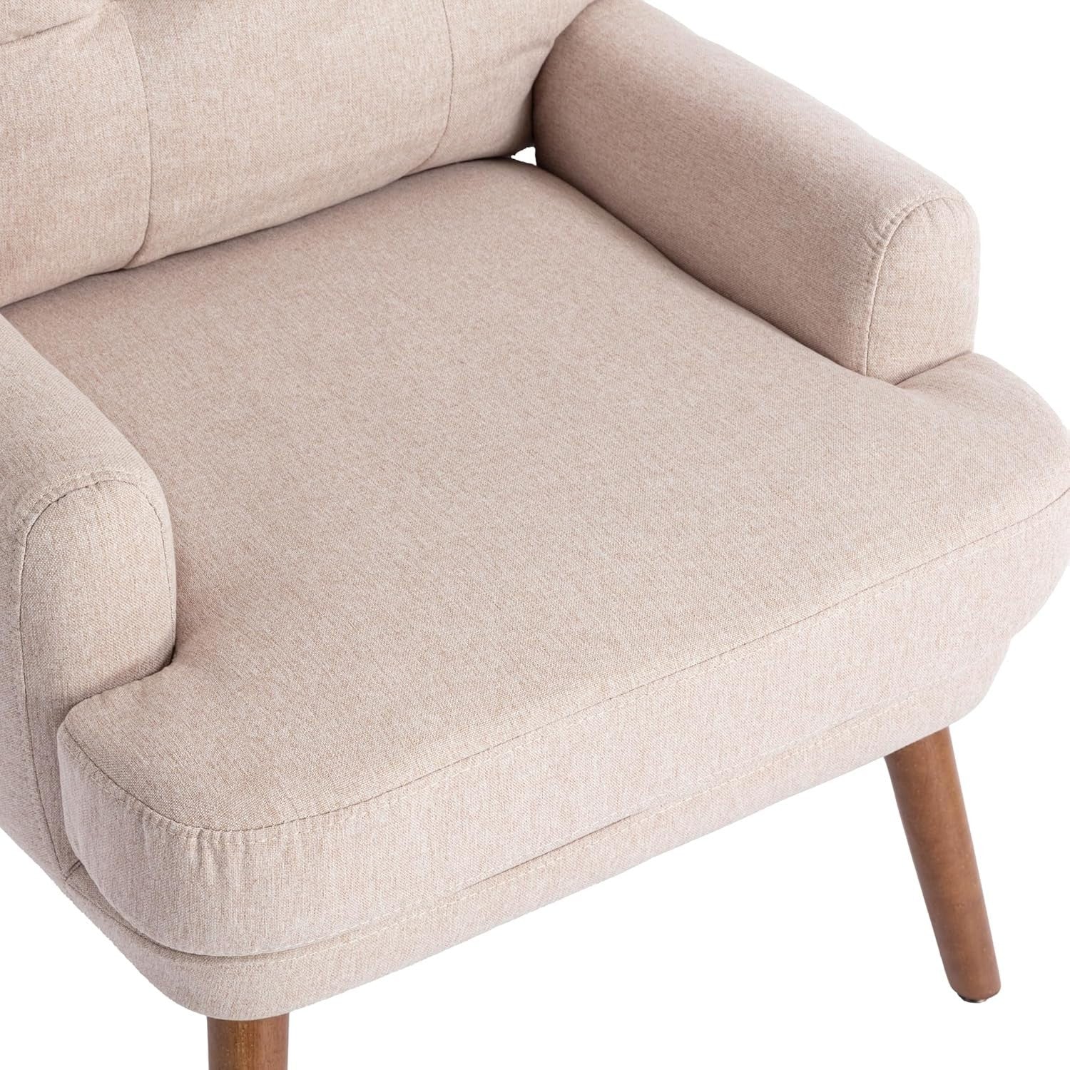 Adjustable Recliner Armchair & Footstool Set | Comfortable Foam Padding