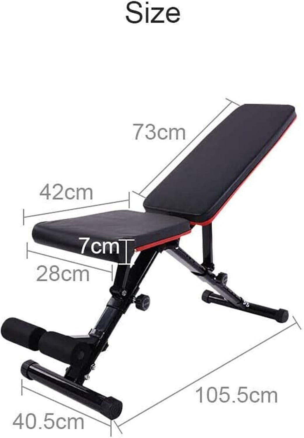 Foldable Adjustable Weight Bench Incline Decline Flat 400kg Home Gym
