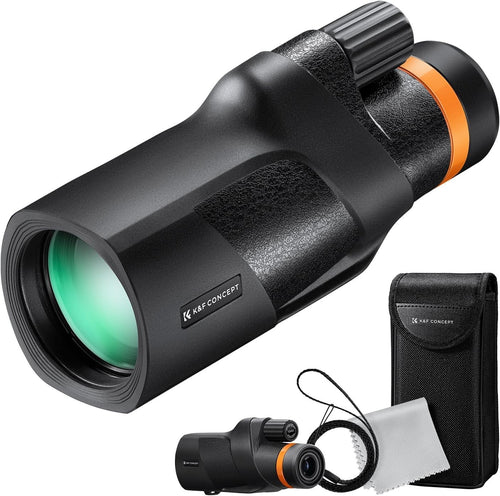 12x50 HD Monocular Telescope Waterproof FMC BAK4 Prism Wide View Outdoor Travel