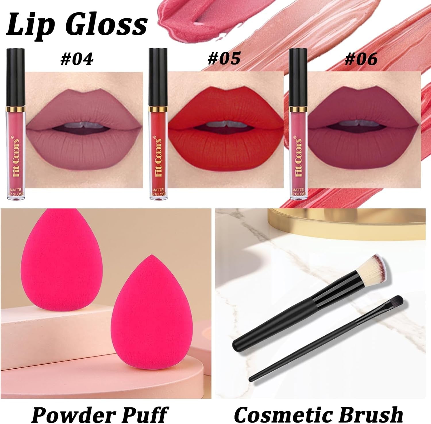 Professional All In One Makeup Kit Travel Set with Bag