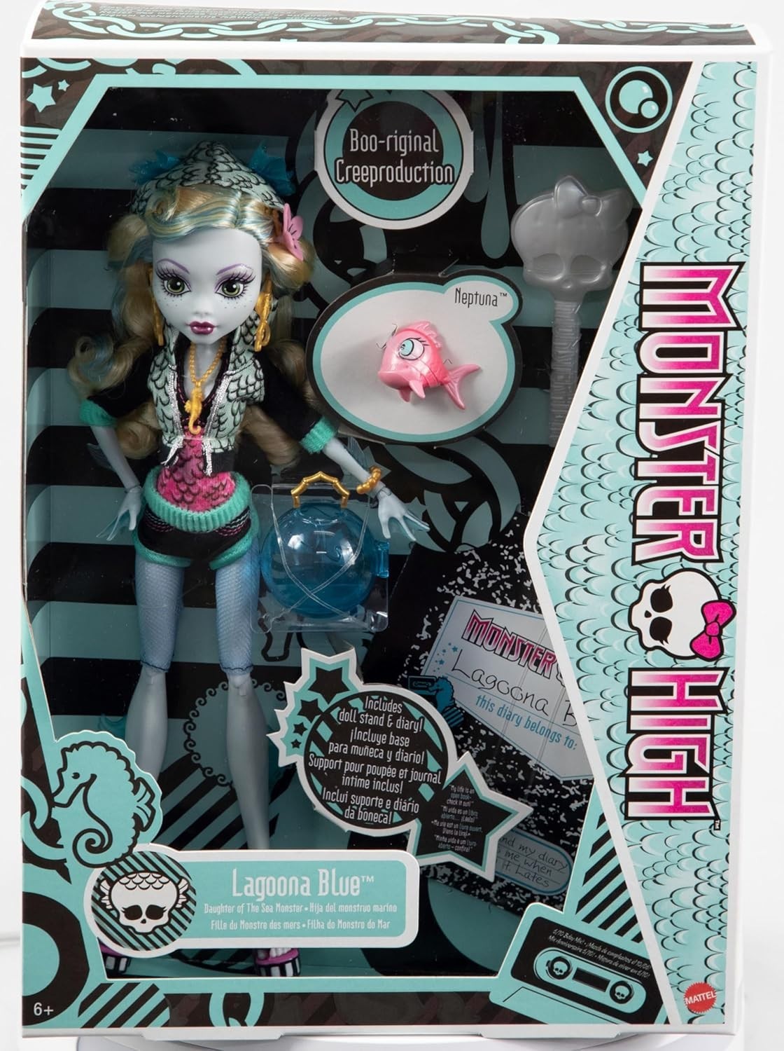 Classic Sea Monster Fashion Doll Reproduction Stand Accessories