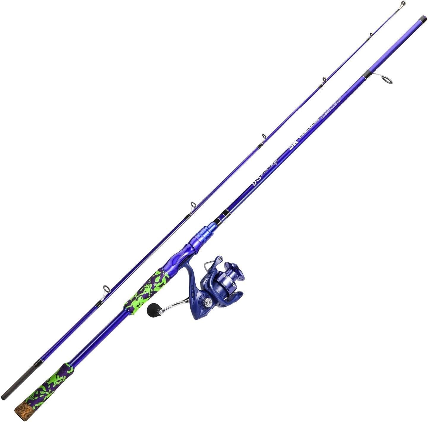 7ft Saltwater Fishing Rod Reel Combo 2pc Travel Carbon Fibre
