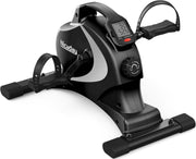 Mini Under-Desk Magnetic Pedal Exerciser w/ LCD Monitor & Quiet 8-Level