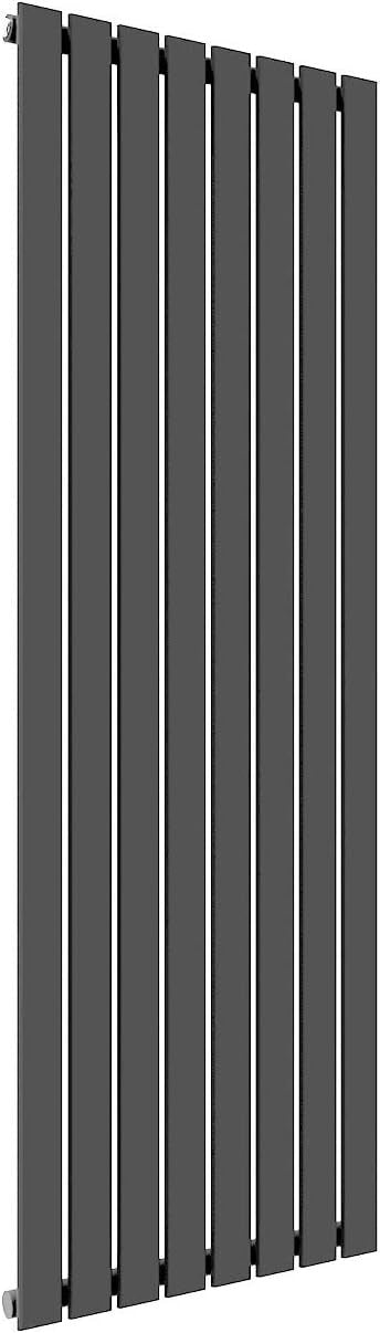 Vertical Designer Radiator 1800x608mm Anthracite Tall Column Central Heating