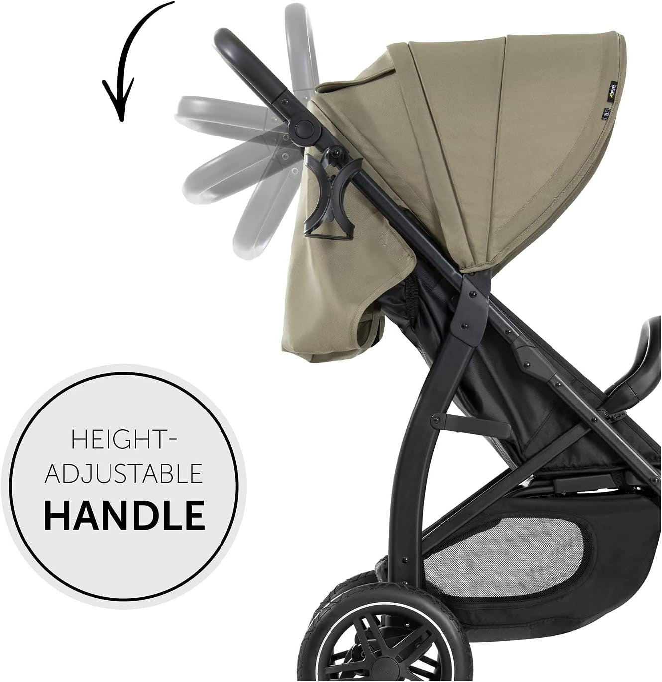 Lightweight Baby Buggy Rubber Wheels Compact Fold Reclining 22kg