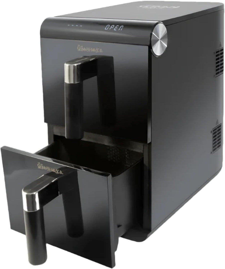 11L Double Stack Dual Drawer Air Fryer 2 Basket LED 60-200C Timer Black