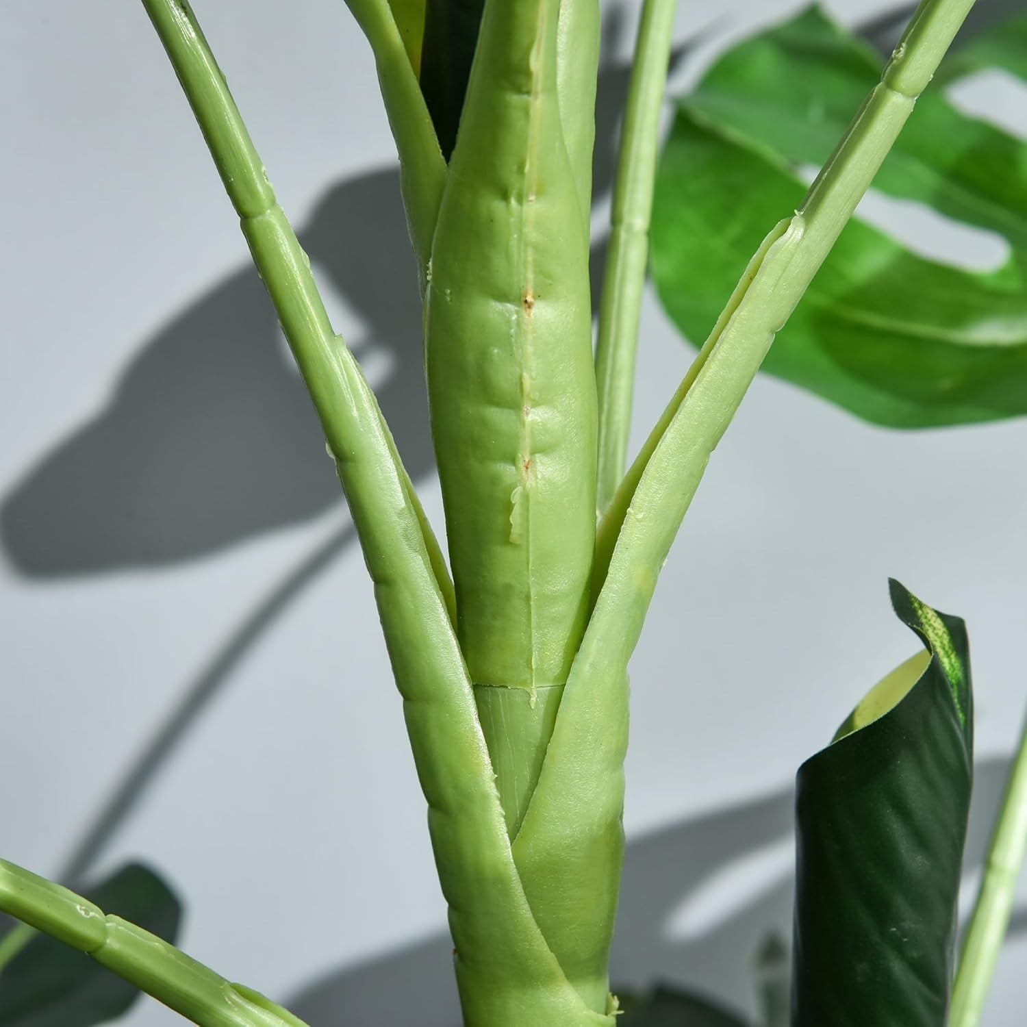 Set of 2 Artificial Monstera Trees 100cm Faux Potted Tropical Home Garden Decor