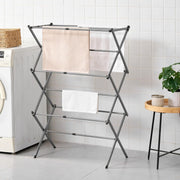 3 Tier Clothes Airer Folding Laundry Drying Rack Heavy Duty Space Saving
