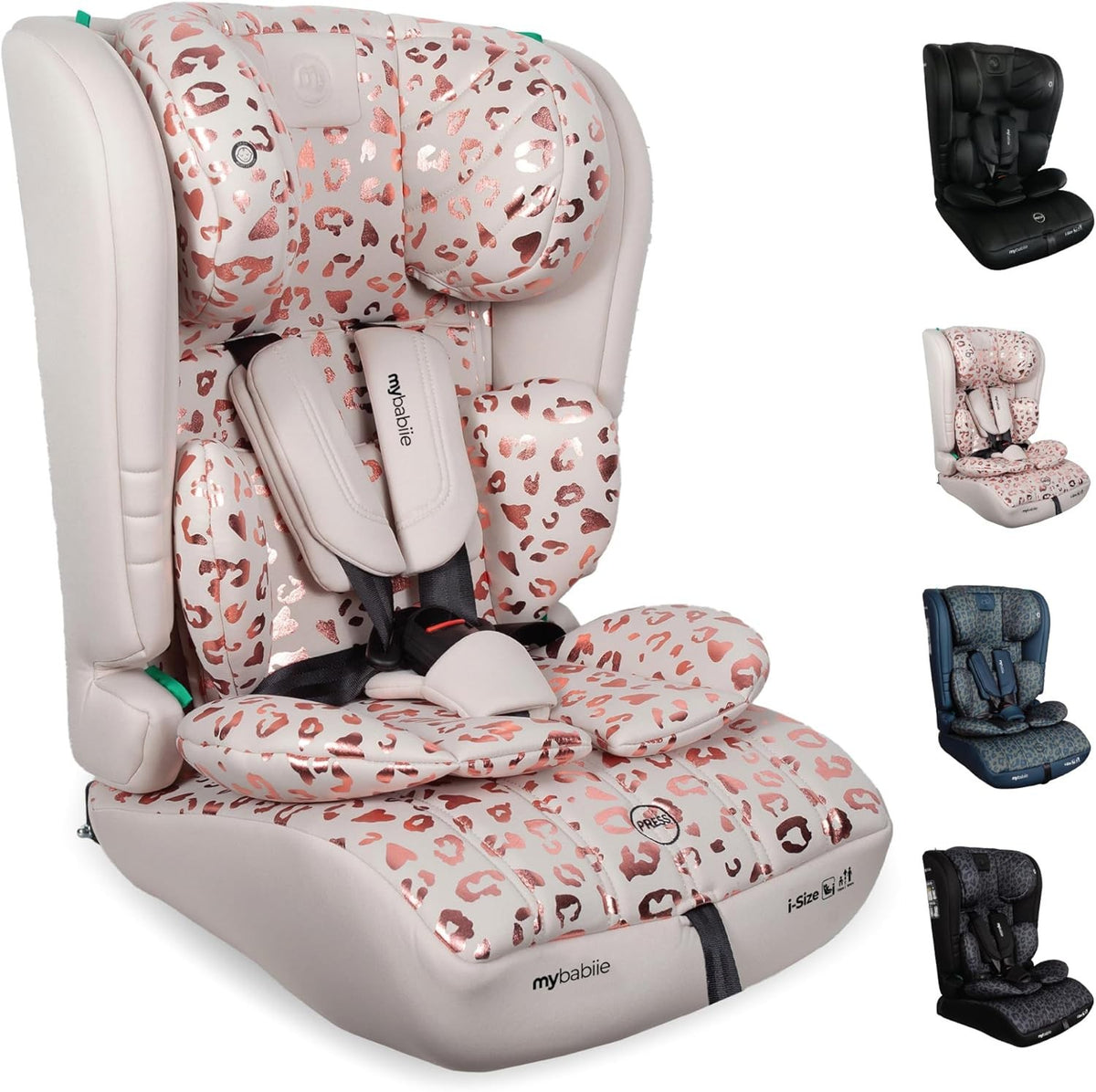 i-Size R129 Toddler to Booster Car 5-Point Harness 76–150cm