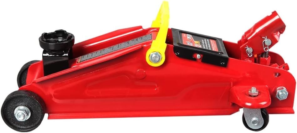 2 Ton Hydraulic Trolley Floor Jack Heavy Duty Steel Car Lift 5.6–13in