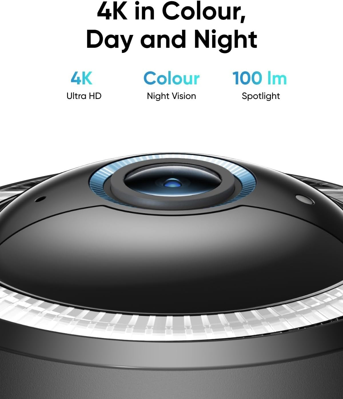 4K Solar Security Camera 4G LTE WiFi PTZ AI Tracking Outdoor CCTV