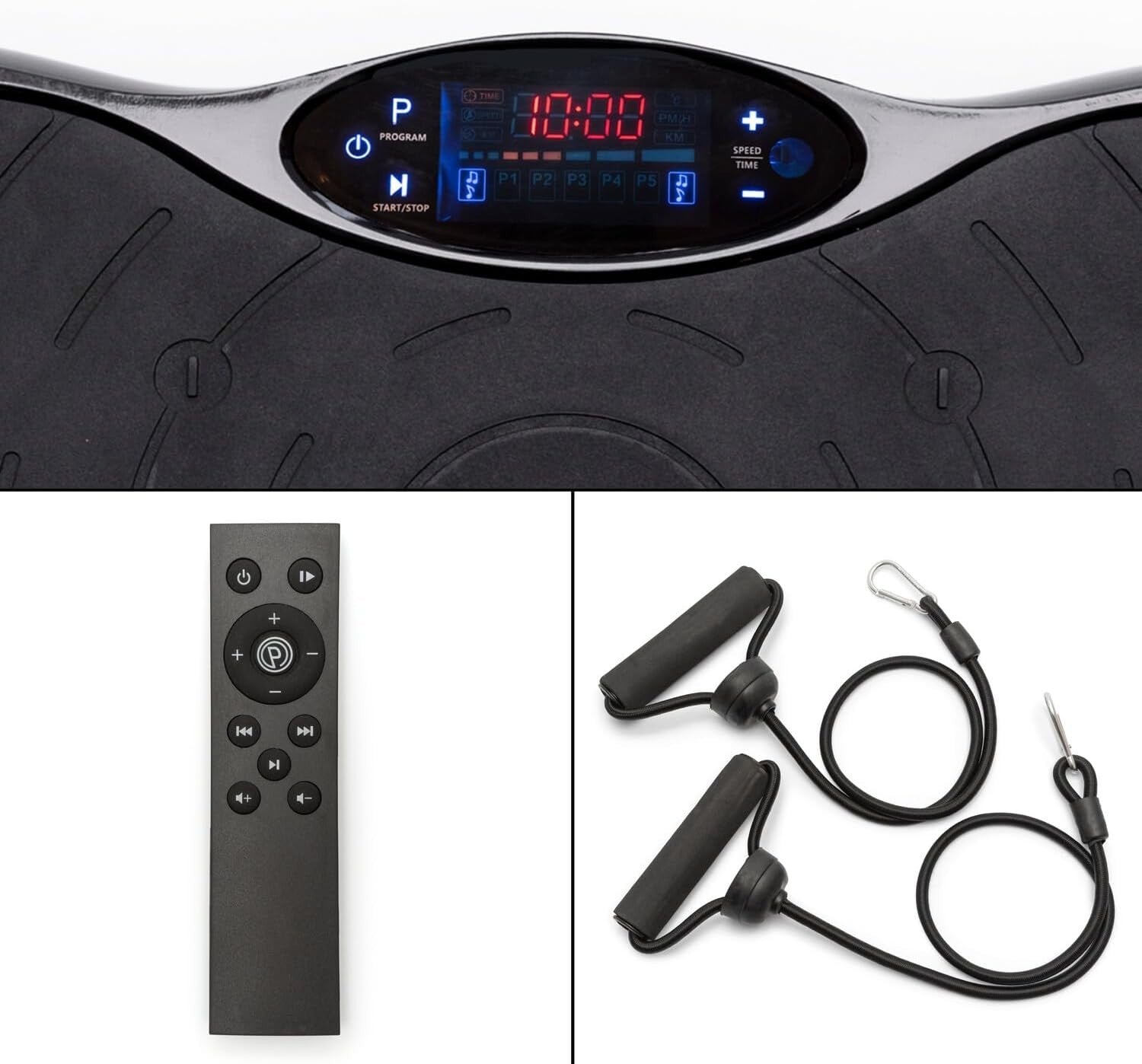 Compact Vibration Plate Fitness Trainer Full Body Workout 99 Speeds