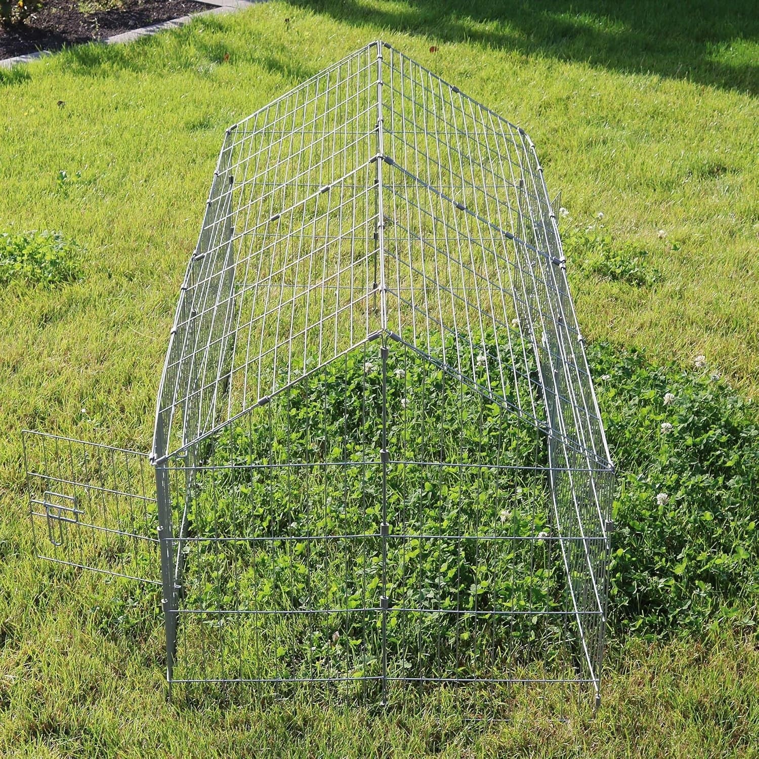 Large Rabbit Run Outdoor Metal Enclosure Secure Hutch Exercise Pen
