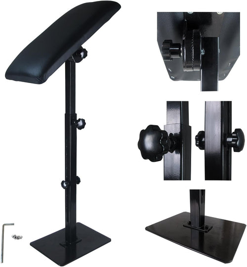 Adjustable Tattoo Armrest Stand Padded Support Height Adjustable Studio