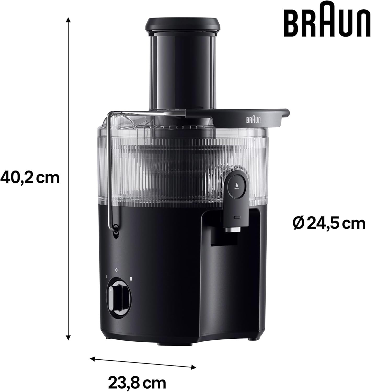 Fast Cold Press Juicer 75mm Feed Tube 800W Anti-Drip 1.5L Pulp