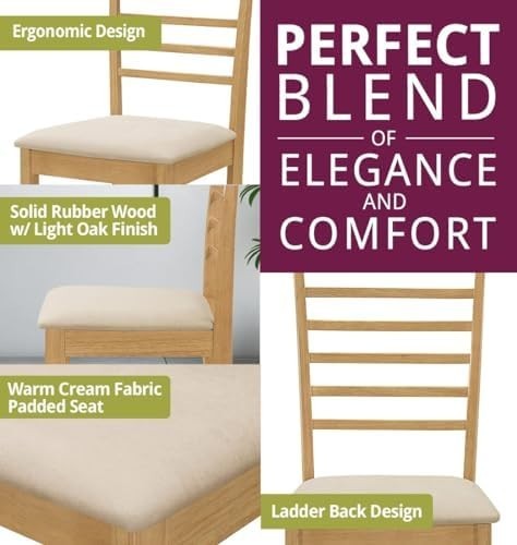Small Drop Leaf Dining Table & 2 Chairs Oak Foldable Set for Home