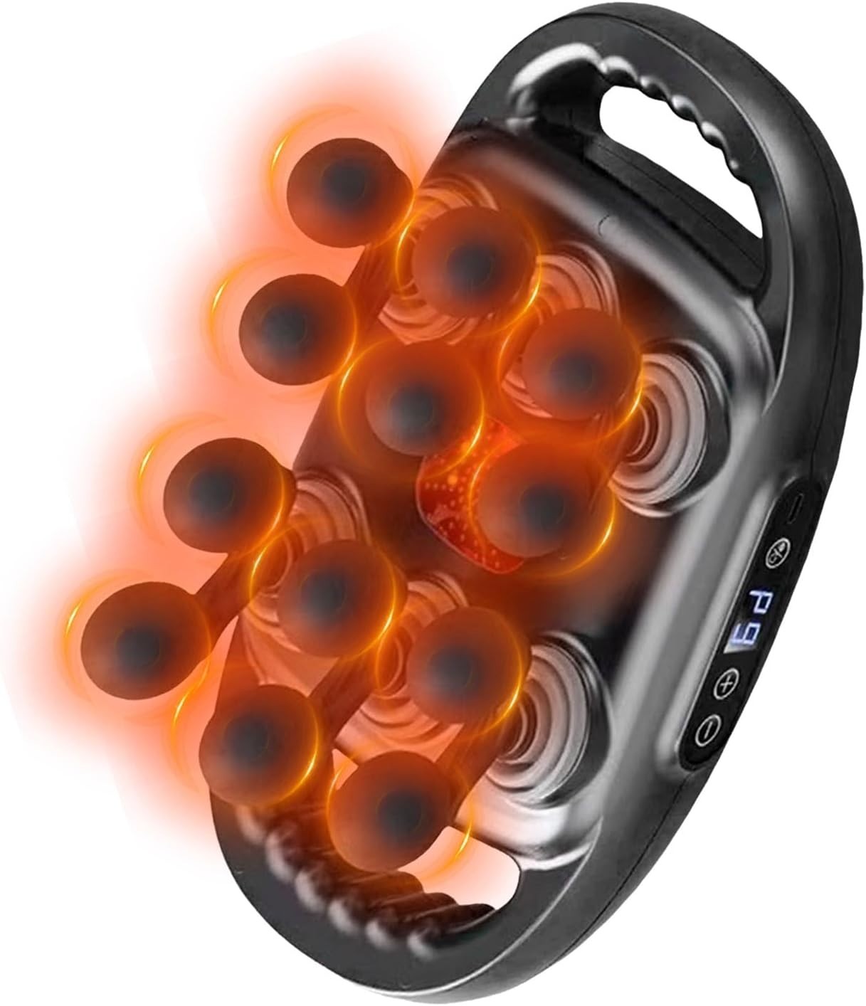 Deep Tissue Massage Gun Handheld Body Massager 12 Heads 9 Speeds Pain Relief