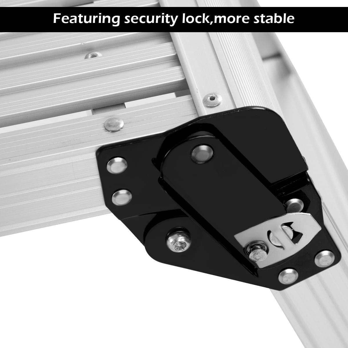 Aluminium Hop Up Platform 150kg Folding Work Bench Non-Slip Lightweight Stool