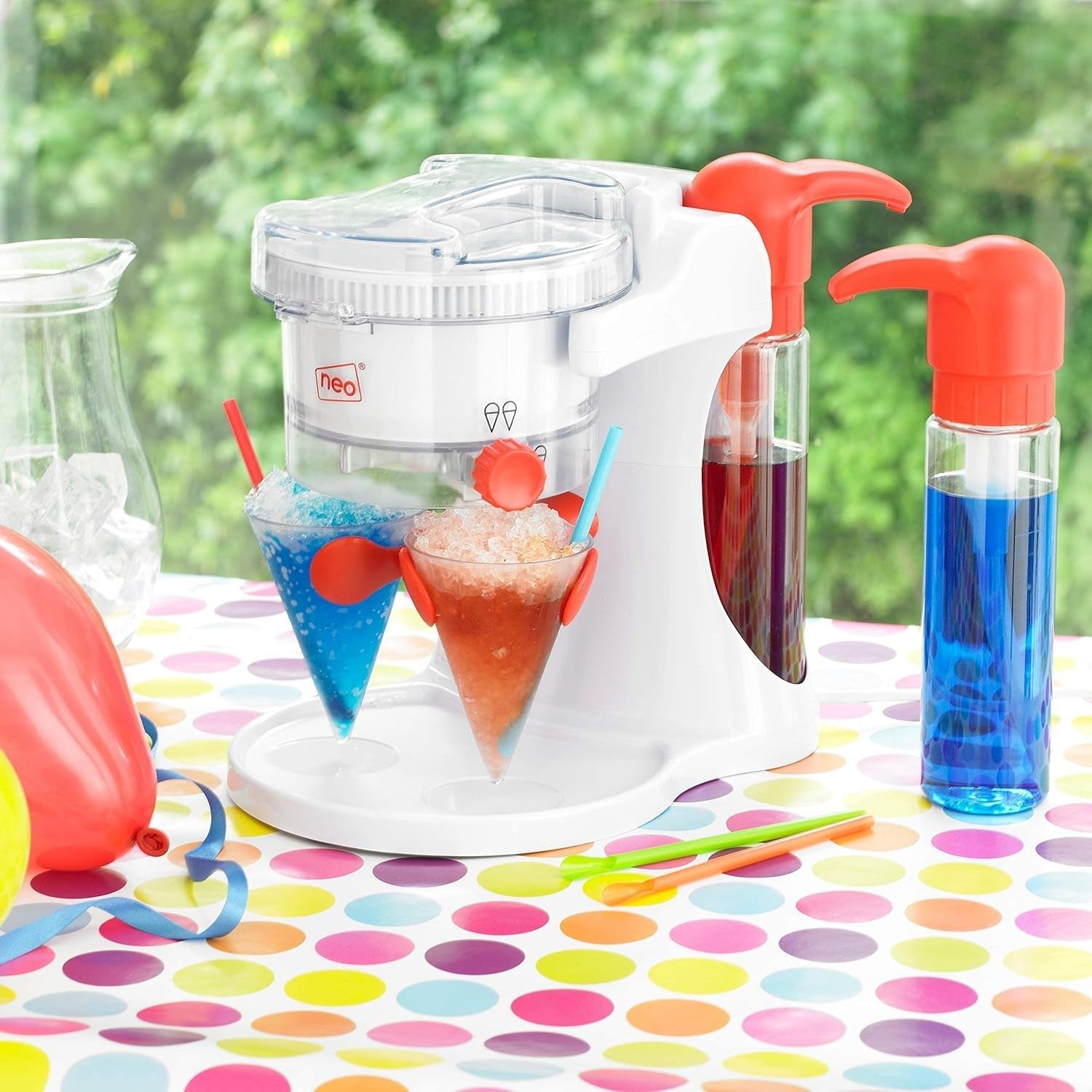 Ice Snow Cone Maker Slush Machine Electric Ice Shaver Kids Party Drinks