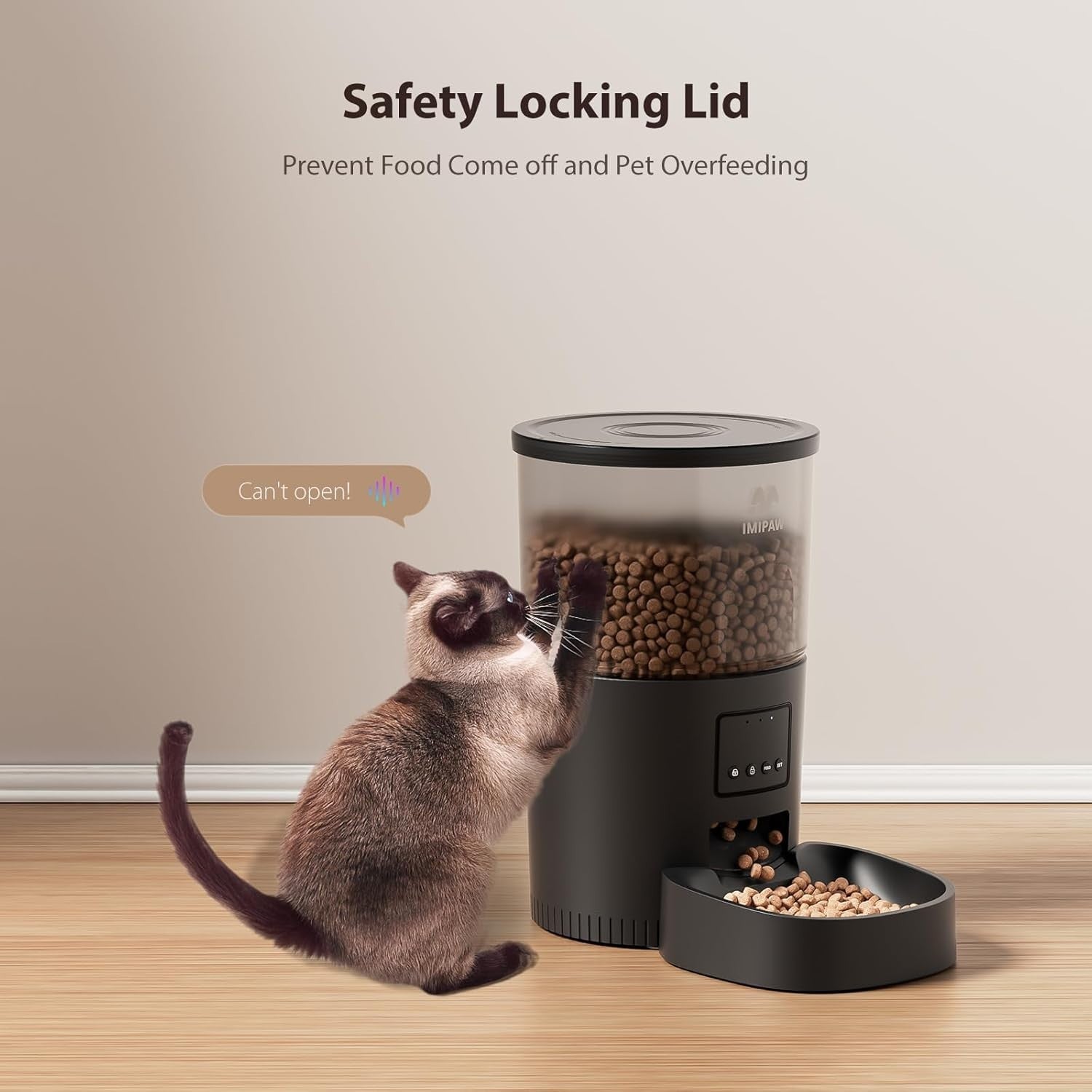 5G WiFi Automatic Pet Feeder App Control Timer Food Dispenser