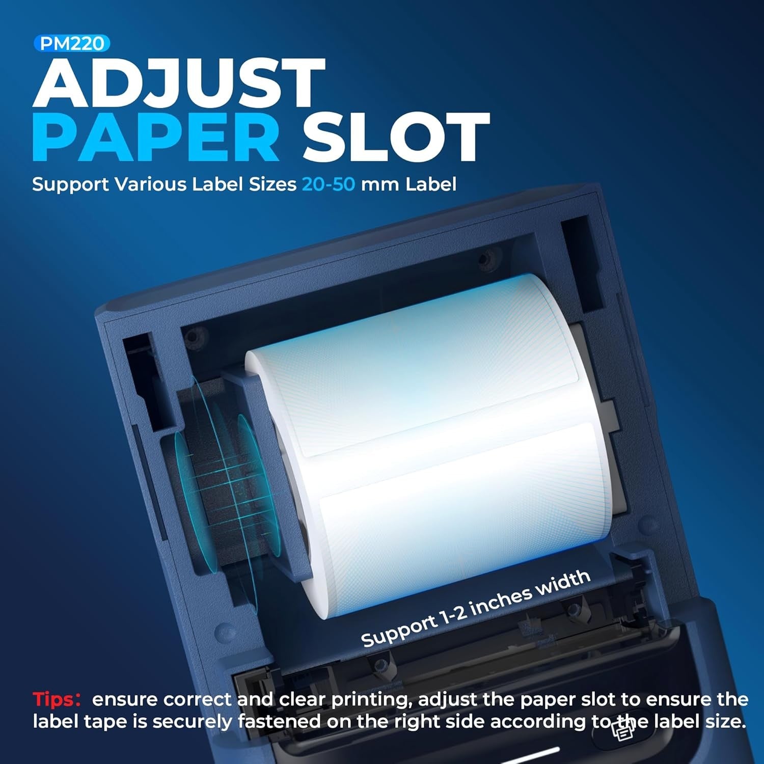 Bluetooth Thermal Label Printer 40x30mm Portable Sticker