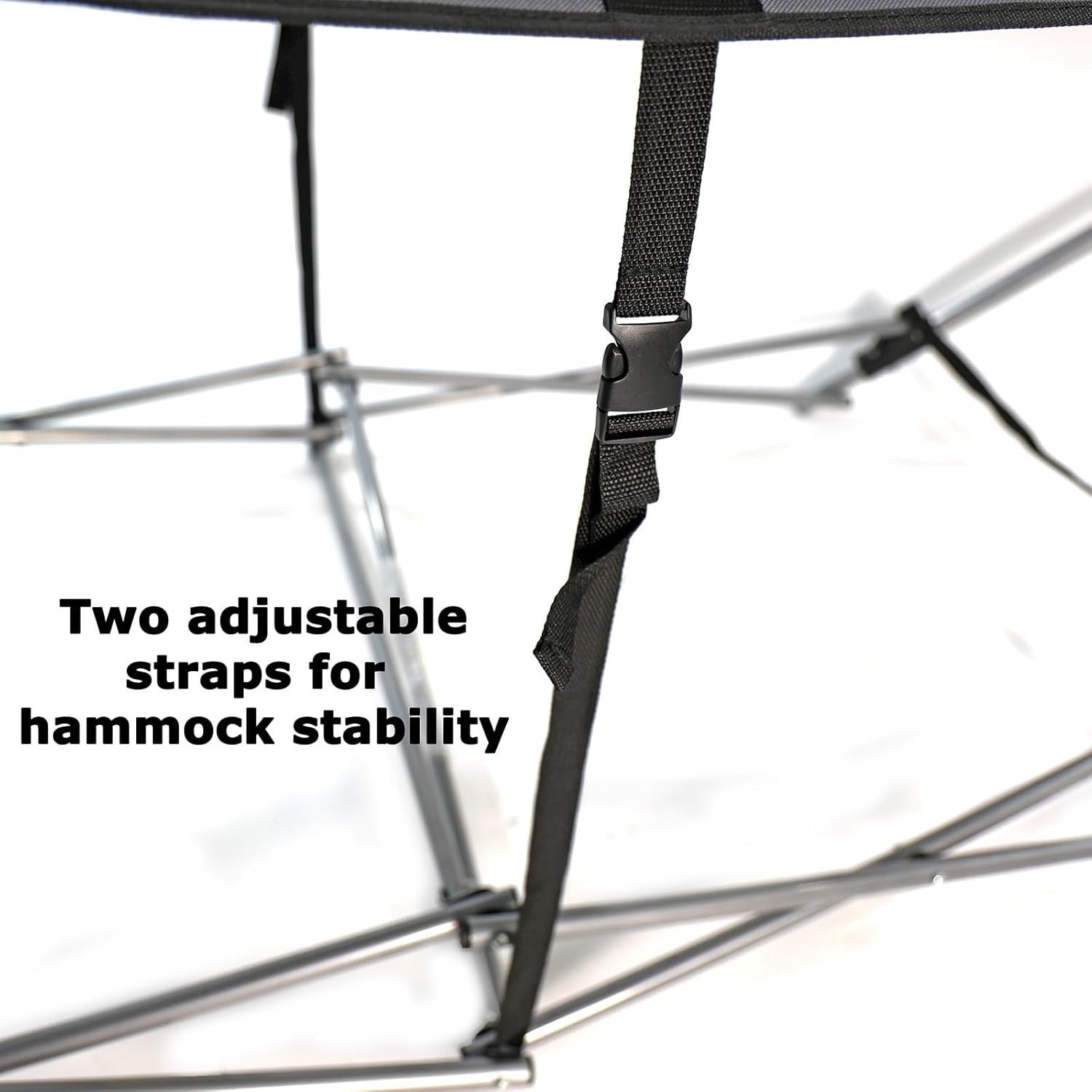 Hammock with Metal Stand Portable Folding Bed Garden Camping Outdoor