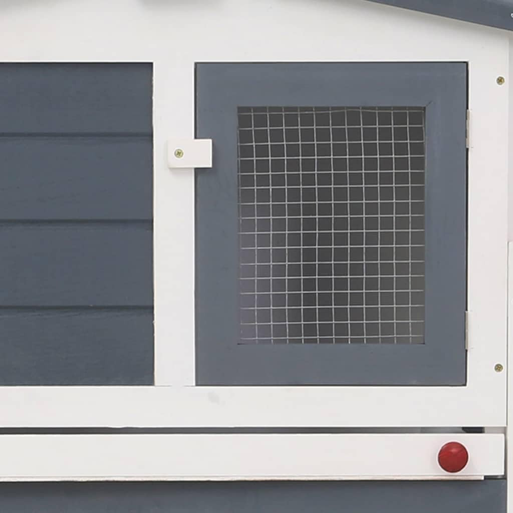 Large Outdoor Rabbit Hutch Wooden Enclosure Weatherproof Small Animal House