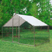 Walk In Chicken Run Outdoor Metal Pet Enclosure 3x2x2m Secure Cage