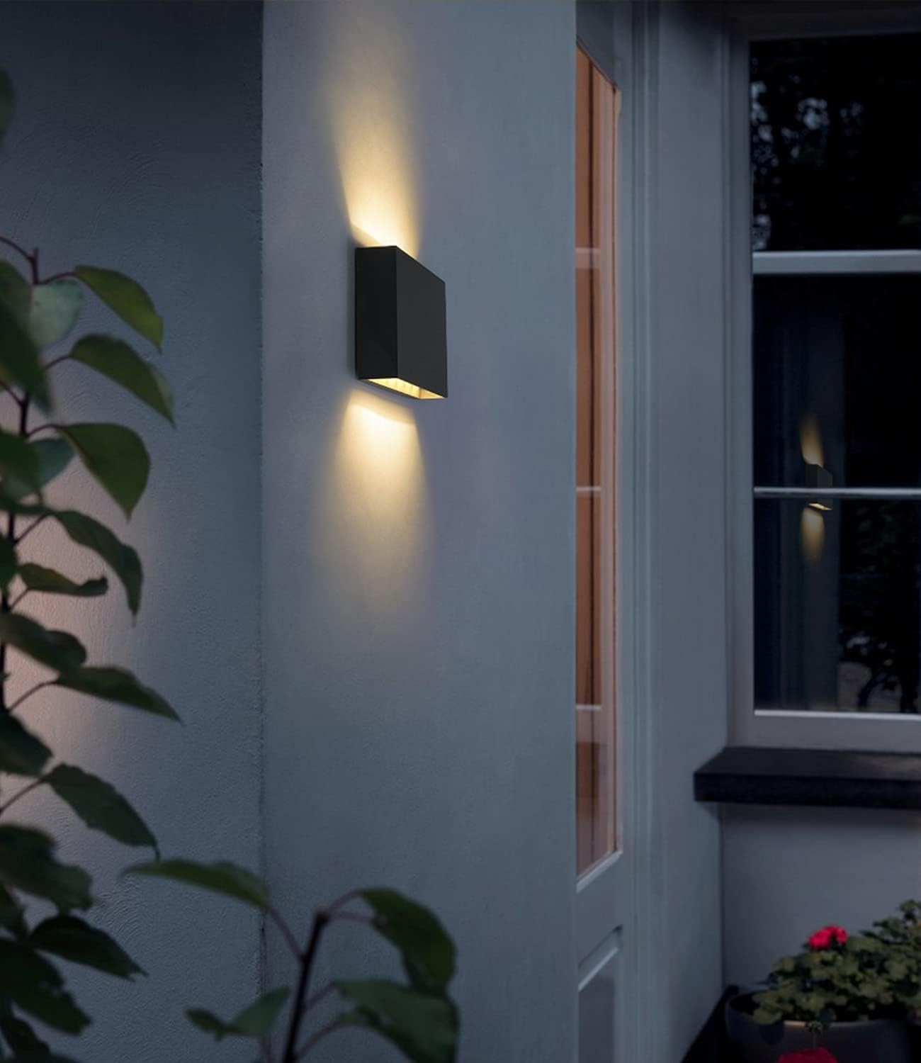 Waterproof Outdoor LED Wall Light 12W Up & Down, Modern Garden Lamp
