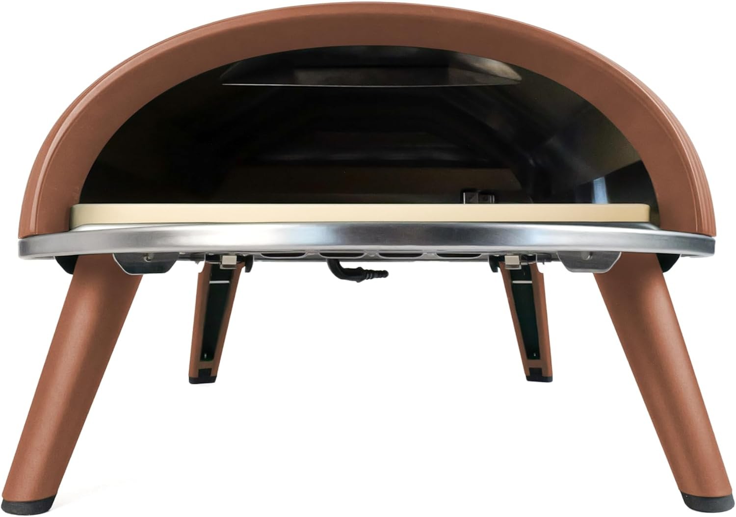 Gas Portable Pizza Oven with Peel & Bag | Outdoor BBQ Pizza Maker 500°C | Mocha