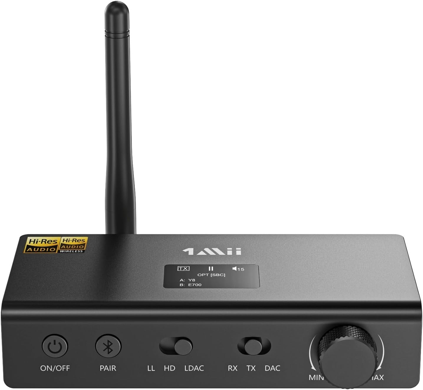 HiFi Bluetooth Audio Transmitter Receiver DAC LDAC aptX HD LL OLED 7.1