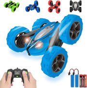 RC Stunt Car for Kids 3+, 360° Flips & Double-Sided Driving, 15km/h