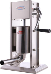 3L Manual Sausage Stuffer Stainless Steel Maker 4 Filling Tubes