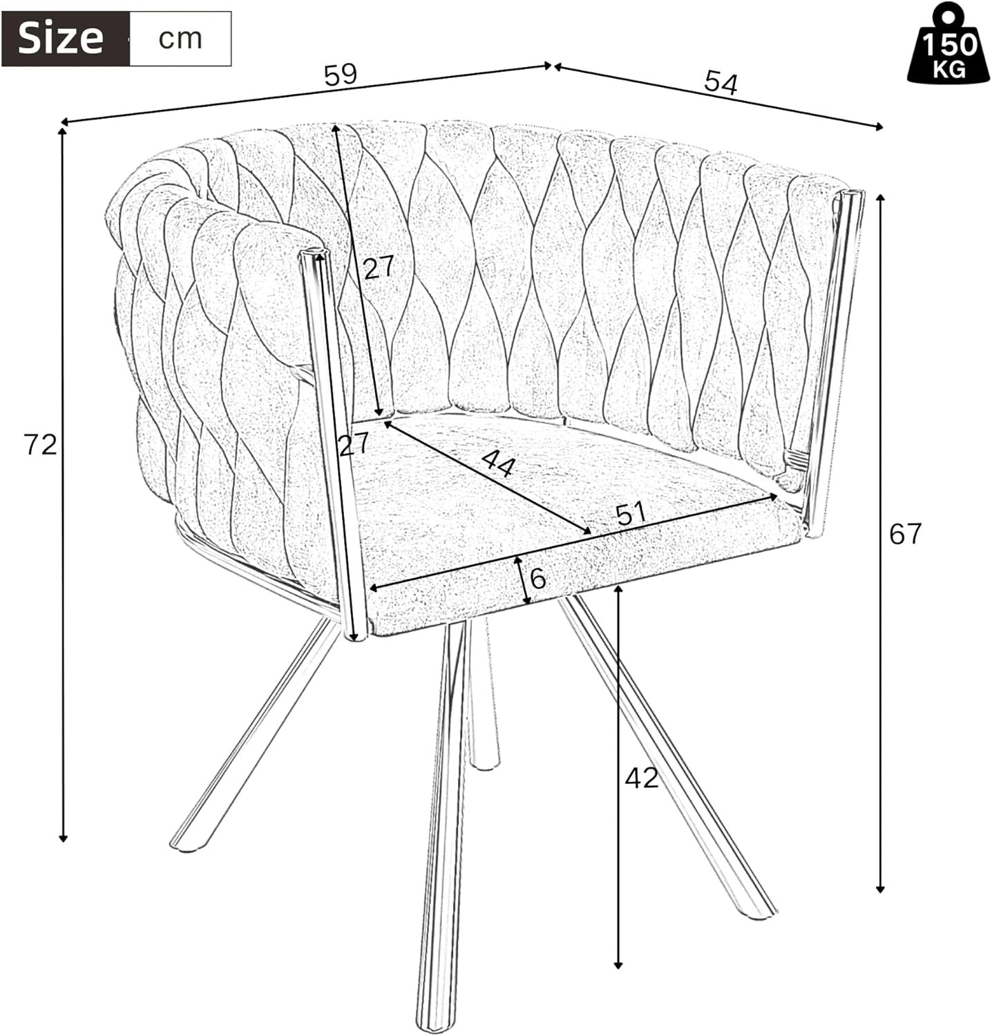 Grey Velvet Swivel Dining Chair 360° Luxury Kitchen Accent Seat