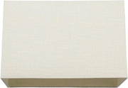 Large Rectangular Cream Linen Lampshade 40cm Table Floor Lamp Shade